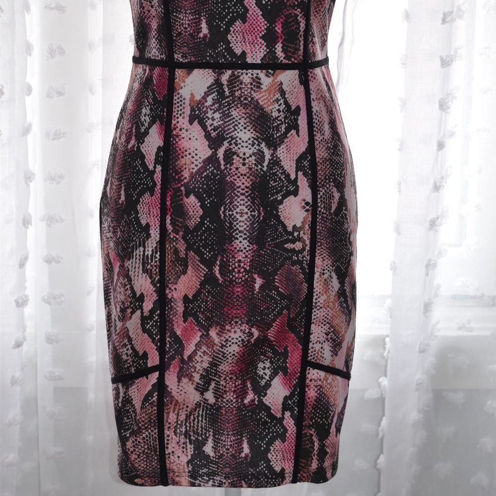 Lennifer Lopez snake skin print dress Sz 6 - Picture 2 of 5